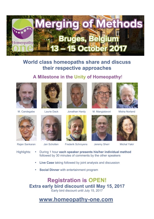Homeopathy One Conference – Merging of Methods