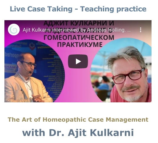 LIVE Anamnesen – Lehrpraxis online mit Dr. Ajit Kulkarni/Indien